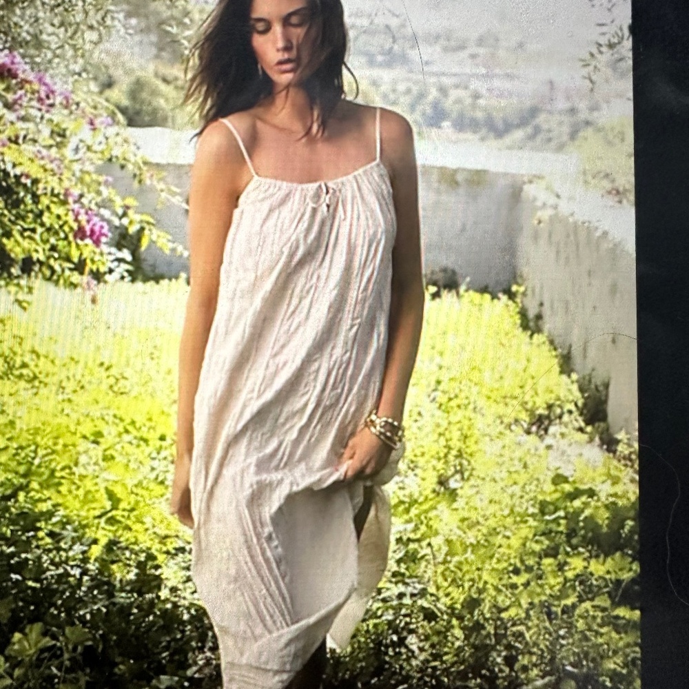 J. Crew Crinkled side-slit Midi. NWT.